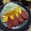 2児ママみきてぃ's cooksnap of when they made 沖縄の味♪スパム卵（ポーク卵）.