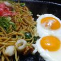 ちくわ君's cooksnap of when they made ソース焼きそば＊ホットプレート.