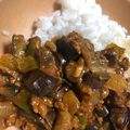 ムーヒツジ's cooksnap of when they made ナスたっぷり♫野菜と挽肉のドライカレー.