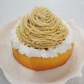 miki♪＾＾'s cooksnap of when they made 簡単☆さつま芋のモンブラン.