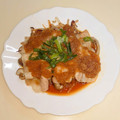 なめこおろし's cooksnap of when they made 簡単！豚ばらともやしの蒸し焼きぽん酢.