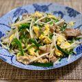 コムギ大好き's cooksnap of when they made 豚にらもやしの塩だれ卵炒め.