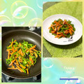 キンプリ's cooksnap of when they made 母のお弁当のすみっこ人参ピーマン炒め.