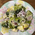 クックE2R3YU☆'s cooksnap of when they made さつまいもとブロッコリーのサラダ.