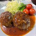 くらげらく528's cooksnap of when they made パン粉を使わないハンバーグ｜主菜.