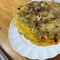 なっさん姫's cooksnap of when they made 合いびき肉とじゃがいもの甘辛オムレツ.