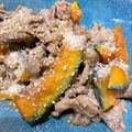 ＨａｎｄＭ's cooksnap of when they made 【簡単】☆かぼちゃと豚肉の甘辛炒め☆.