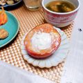 めみたん☆'s cooksnap of when they made まるごと桃とヨーグルトのシャーベット.