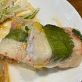 ササジ～♪'s cooksnap of when they made はんぺんカニカマのライスペーパー包み焼き.