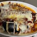 ごめっきー's cooksnap of when they made レンジで簡単☆ハッセルバック茄子ベーコン.