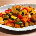 ☆クッキングパンダ☆'s cooksnap of when they made お弁当に☆ズッキーニと夏野菜のケチャ炒め.