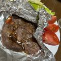 マリアの料理記録日誌's cooksnap of when they made 簡単！フライパンで本格ステーキの焼き方.
