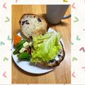 ルぴあ's cooksnap of when they made 朝食にサンドイッチ♡ブレッド.
