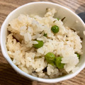 Nana777's cooksnap of when they made お酒の〆に❤️枝豆と塩昆布のごはん♪.