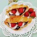 みっちゃん❇️68's cooksnap of when they made まるでケーキ♬塩パンあんこ苺他の果物でも.