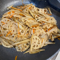 aochaaan's cooksnap of when they made 【超簡単】蓮根のきんぴらごぼう.
