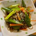 Ri→chan's cooksnap of when they made ダイエットに♪糸コンｄｅチャプチェ☆.
