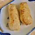 chocoraママ's cooksnap of when they made ライスペーパーで＊さつま芋チーズの焼団子.