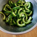 かわゆう1211's cooksnap of when they made 塩と砂糖でゴーヤの苦味抜き.