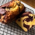 aginene's cooksnap of when they made マーブルパウンドケーキ.