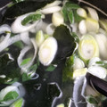 yikar1's cooksnap of when they made 長ネギとワカメのスープ.