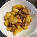 hisa☆kitty's cooksnap of when they made 旨々かさ増し☆カリカリ豚とジャガイモ炒め.