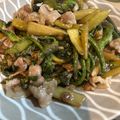 toshio39's cooksnap of when they made ウドと豚バラ肉の味噌炒め*.