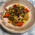 yesmama's cooksnap of when they made 少ない材料で筑前煮風☆.