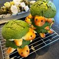 豆だいふく子's cooksnap of when they made ミドリ☆カメロンパン.