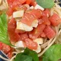 クッキングクック's cooksnap of when they made トマト、モッツァレラ、バジルのフレッシュパスタ.