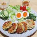 まる゜'s cooksnap of when they made はんぺんとお豆腐のふわふわ焼き.