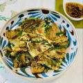 コムギ大好き's cooksnap of when they made 旨味たっぷり【ニラチヂミ（卵不使用）】.
