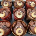 、、's cooksnap of when they made くまマフィン チョコカップケーキ.