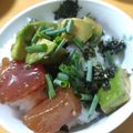 焼きたてりんごパイ's cooksnap of when they made 超簡単　絶品！ポキ丼〜ハワイの風を感じて.