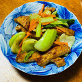 はっぴぃ☆モソモ's cooksnap of when they made 青梗菜とさつま揚げのオイスター炒め.
