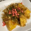 猫が寝ている間に's cooksnap of when they made レンチンおつまみ♥じゃがいもタコ焼き味.