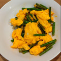 SEIKOREAN's cooksnap of when they made 中国家庭料理：にんにくの芽と卵炒め.
