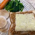 ☆yopipi's cooksnap of when they made ★納豆トースト★.