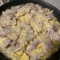 toshio39's cooksnap of when they made 節約！鍋ひとつ！豚小間と白菜のチーズ蒸し.