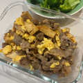 Chisapoo☆'s cooksnap of when they made 厚揚げと豚たまのスタミナ炒め.