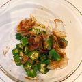 ばとん's cooksnap of when they made オクラのおかか和え.