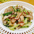 ルパンのかあさん☆彡's cooksnap of when they made 舞茸と小松菜のバター醤油炒め♪.