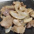 fu♪♪'s cooksnap of when they made エリンギ＆豚肉✿味噌マヨポン酢炒め✿.