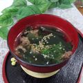 クックHG9V8Y☆'s cooksnap of when they made 母の韓国わかめスープ♪.