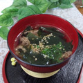 クックHG9V8Y☆'s cooksnap of when they made 母の韓国わかめスープ♪.