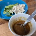 つの子's cooksnap of when they made 子供とシェア★簡単タレのバンバンジー.