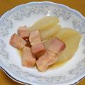 えりこ82☆'s cooksnap of when they made ベーコンと大根の煮物.