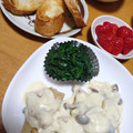 るいるいキッチン's cooksnap of when they made フライパンひとつ鶏肉ときのこのクリーム煮.