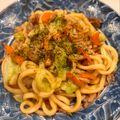 悠LOVE航's cooksnap of when they made 焼うどん.