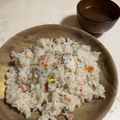 papikun's cooksnap of when they made さらに簡単！炊飯器☆de☆ベーコンピラフ.